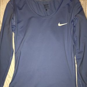 Blue/Light purple Nike shirt